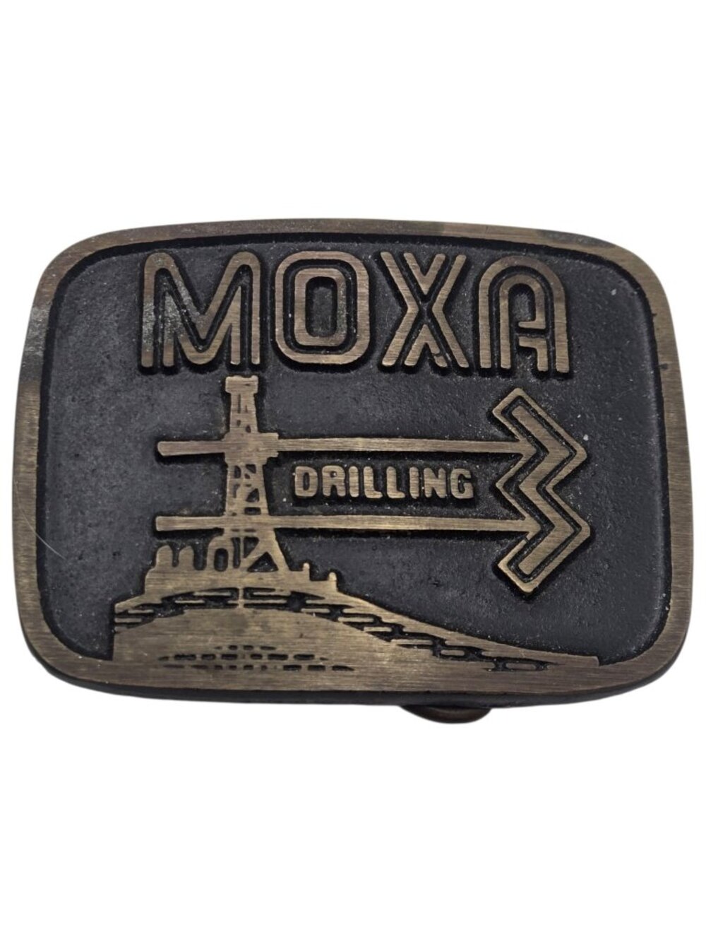 Moxa Drilling Belt Buckle Oil Gas Industrial Solid Bronze DynaBuckle Made In USA